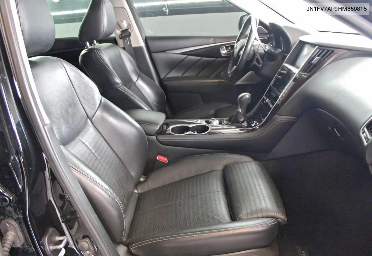 JN1FV7AP9HM850815 2017 Infiniti Q50 Red Sport 400