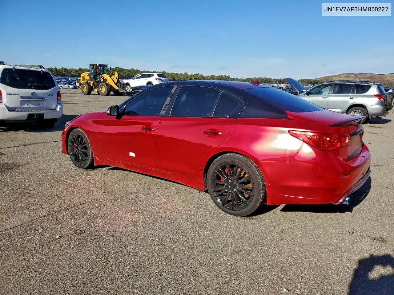 JN1FV7AP3HM850227 2017 Infiniti Q50 Red Sport 400