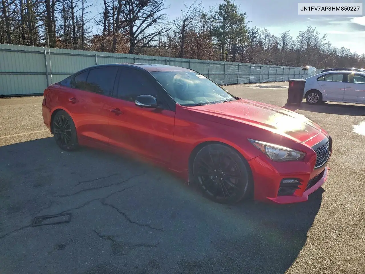 JN1FV7AP3HM850227 2017 Infiniti Q50 Red Sport 400
