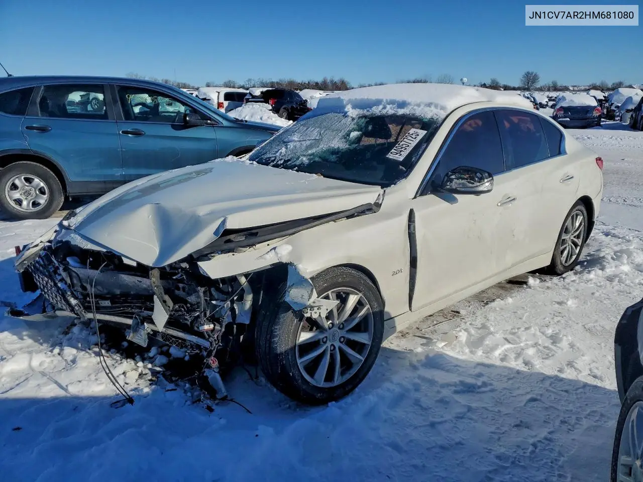 JN1CV7AR2HM681080 2017 Infiniti Q50 Base
