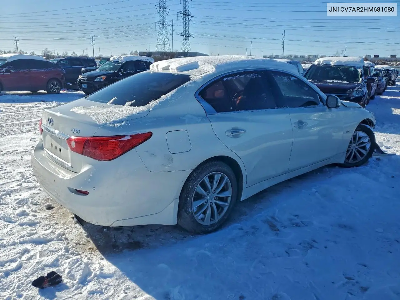 JN1CV7AR2HM681080 2017 Infiniti Q50 Base