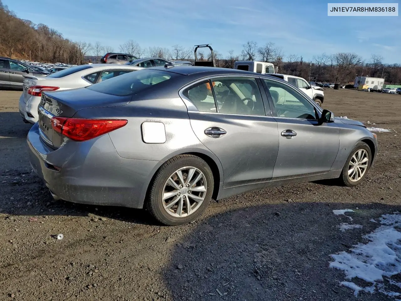 JN1EV7AR8HM836188 2017 Infiniti Q50 Premium