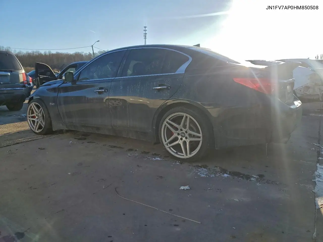 JN1FV7AP0HM850508 2017 Infiniti Q50 Red Sport 400
