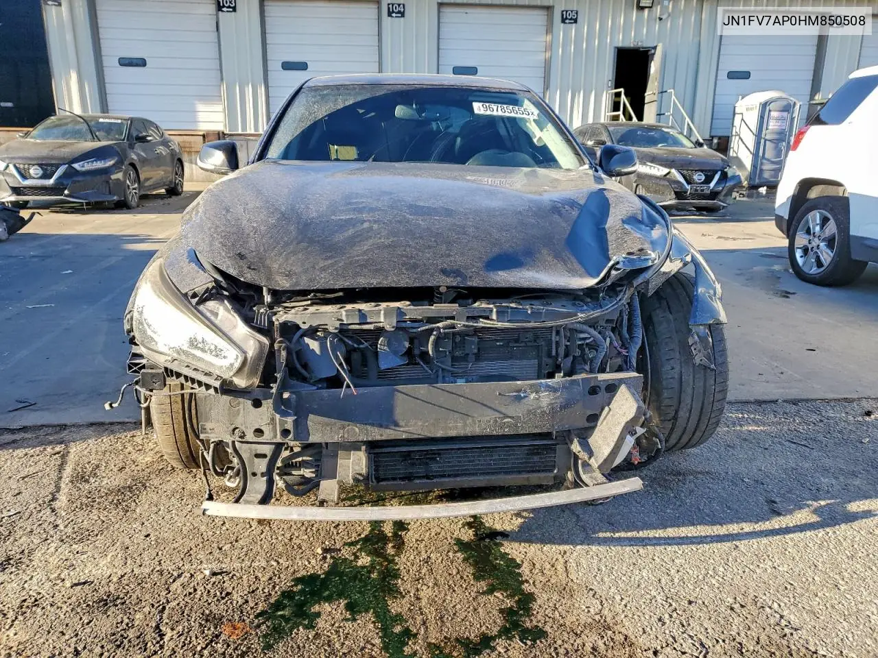 JN1FV7AP0HM850508 2017 Infiniti Q50 Red Sport 400