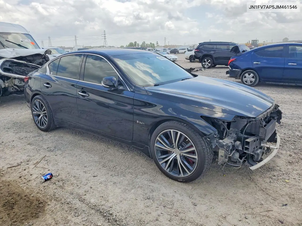 JN1FV7AP5JM461546 2018 Infiniti Q50 Red Sport 400