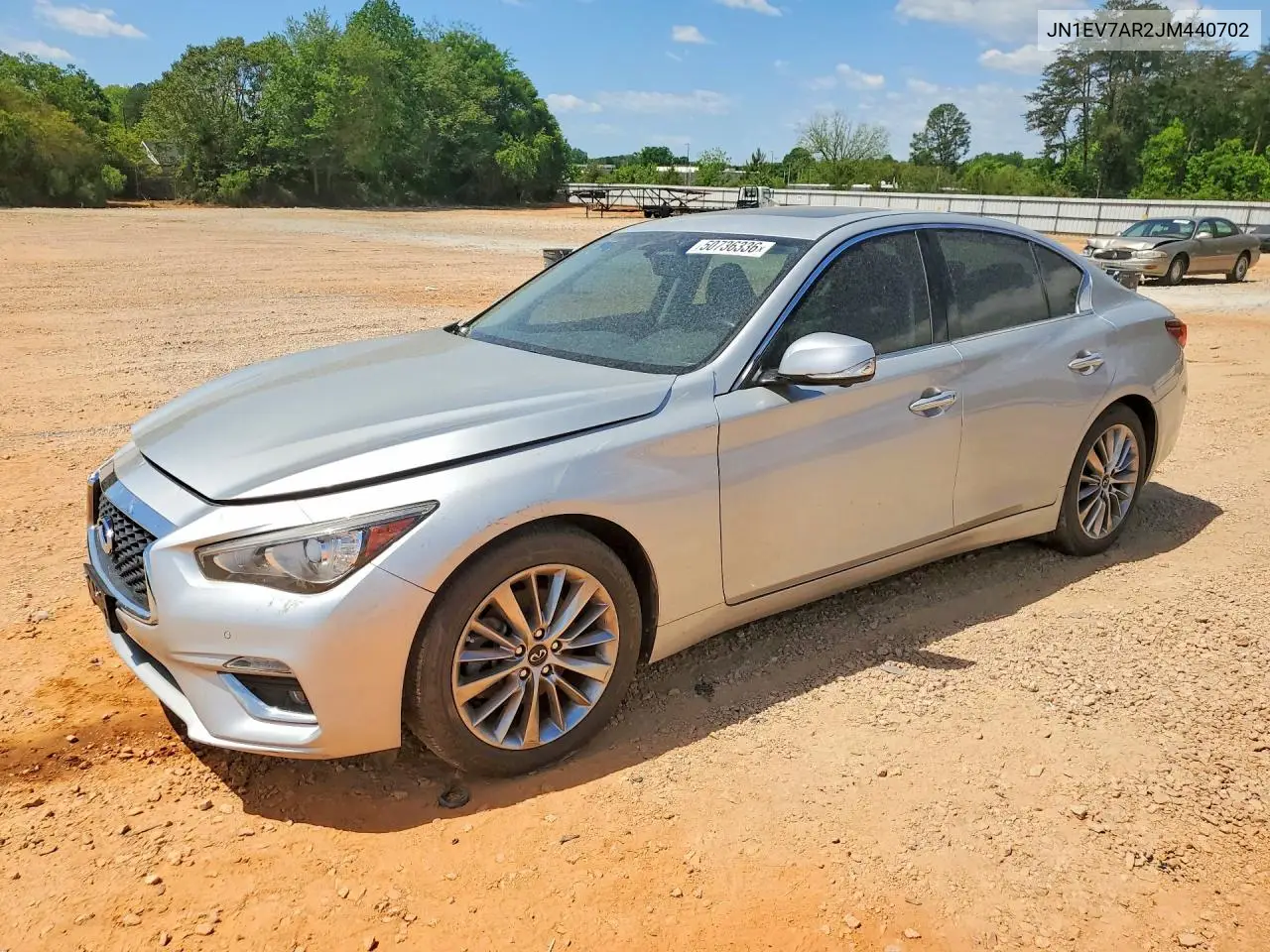 JN1EV7AR2JM440702 2018 Infiniti Q50 3.0T Luxe