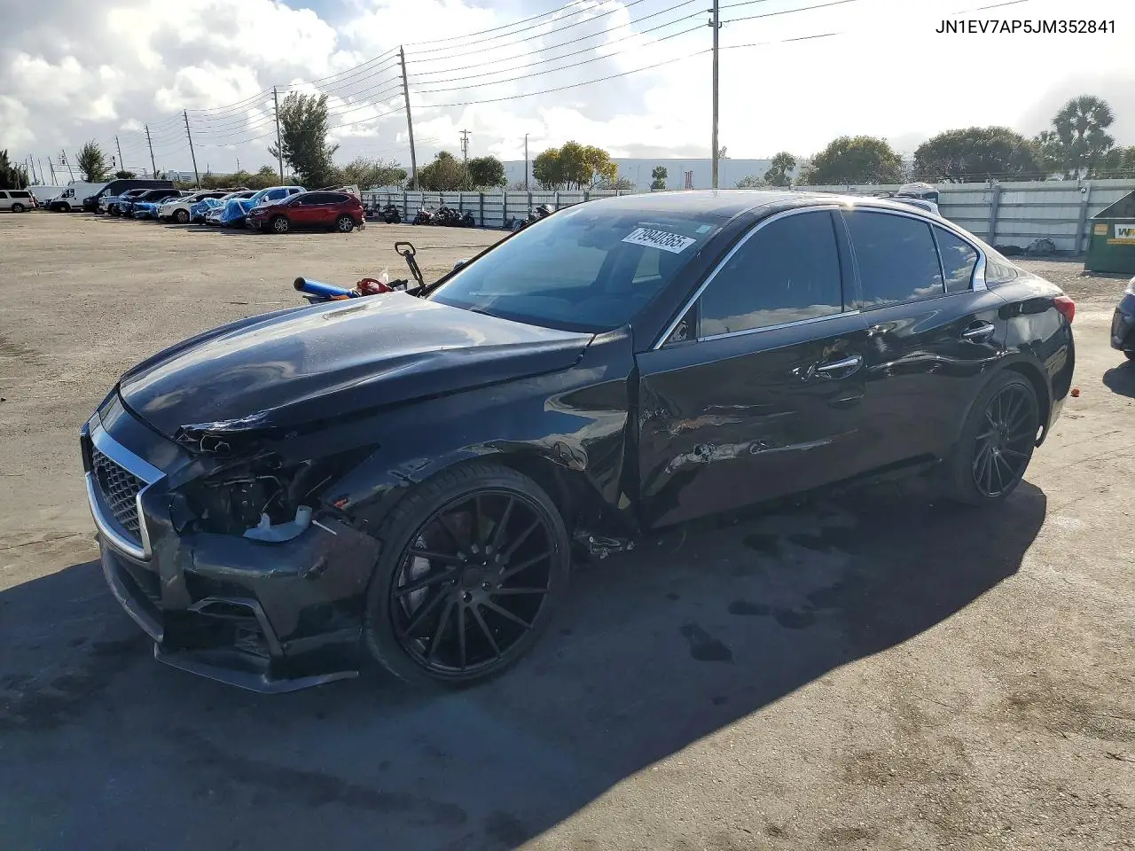 JN1EV7AP5JM352841 2018 Infiniti Q50 3.0T Sport