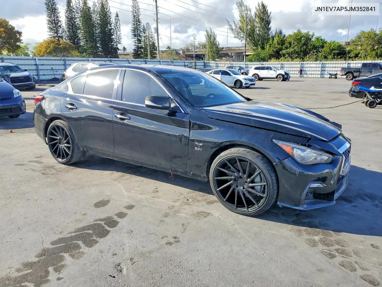 JN1EV7AP5JM352841 2018 Infiniti Q50 3.0T Sport