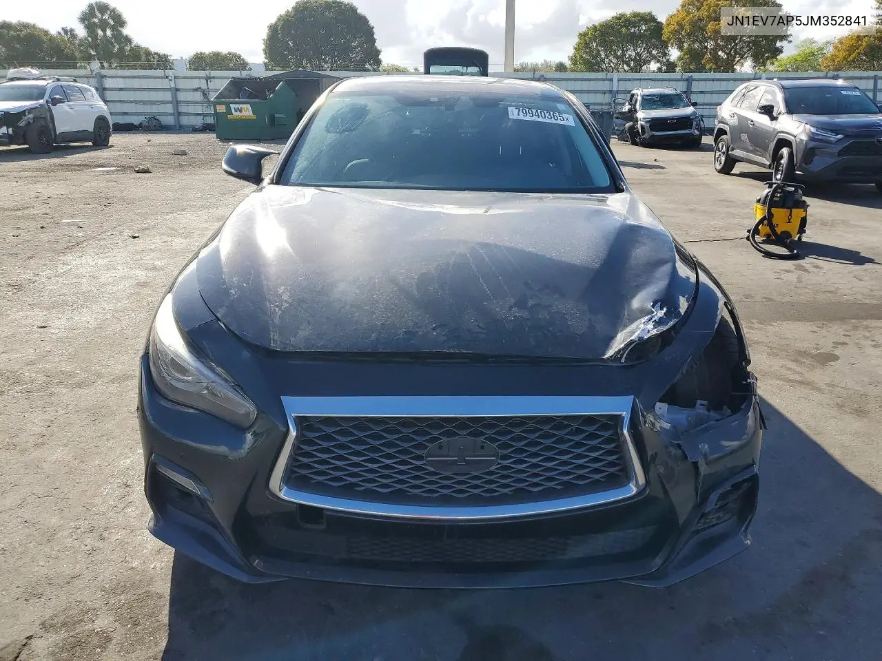 JN1EV7AP5JM352841 2018 Infiniti Q50 3.0T Sport