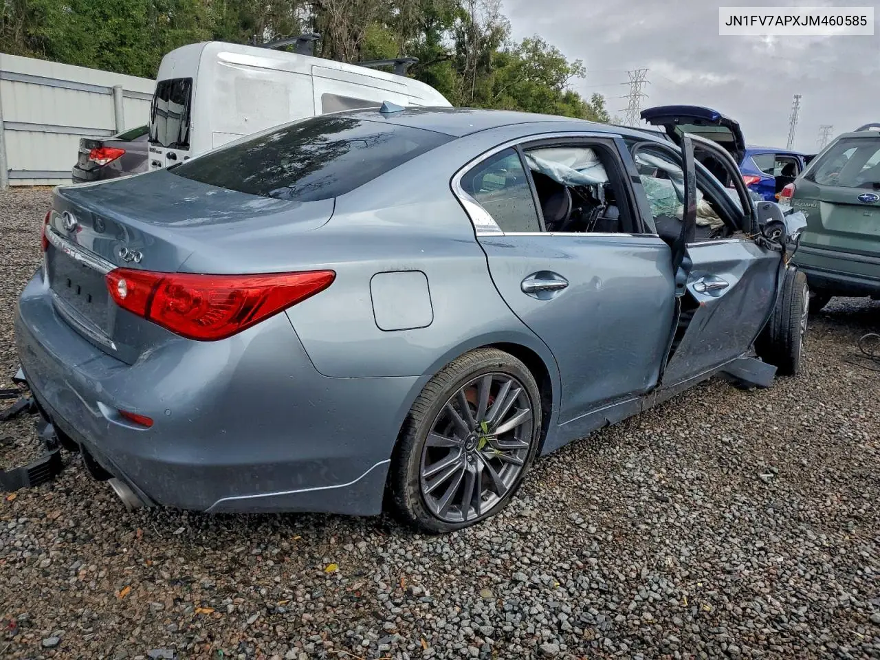 JN1FV7APXJM460585 2018 Infiniti Q50 Red Sport 400