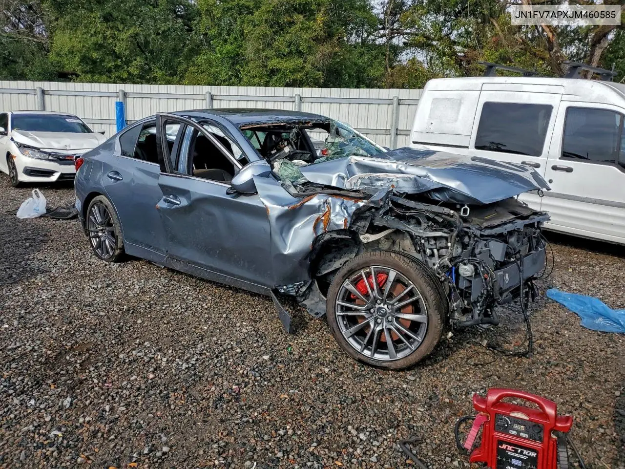 JN1FV7APXJM460585 2018 Infiniti Q50 Red Sport 400