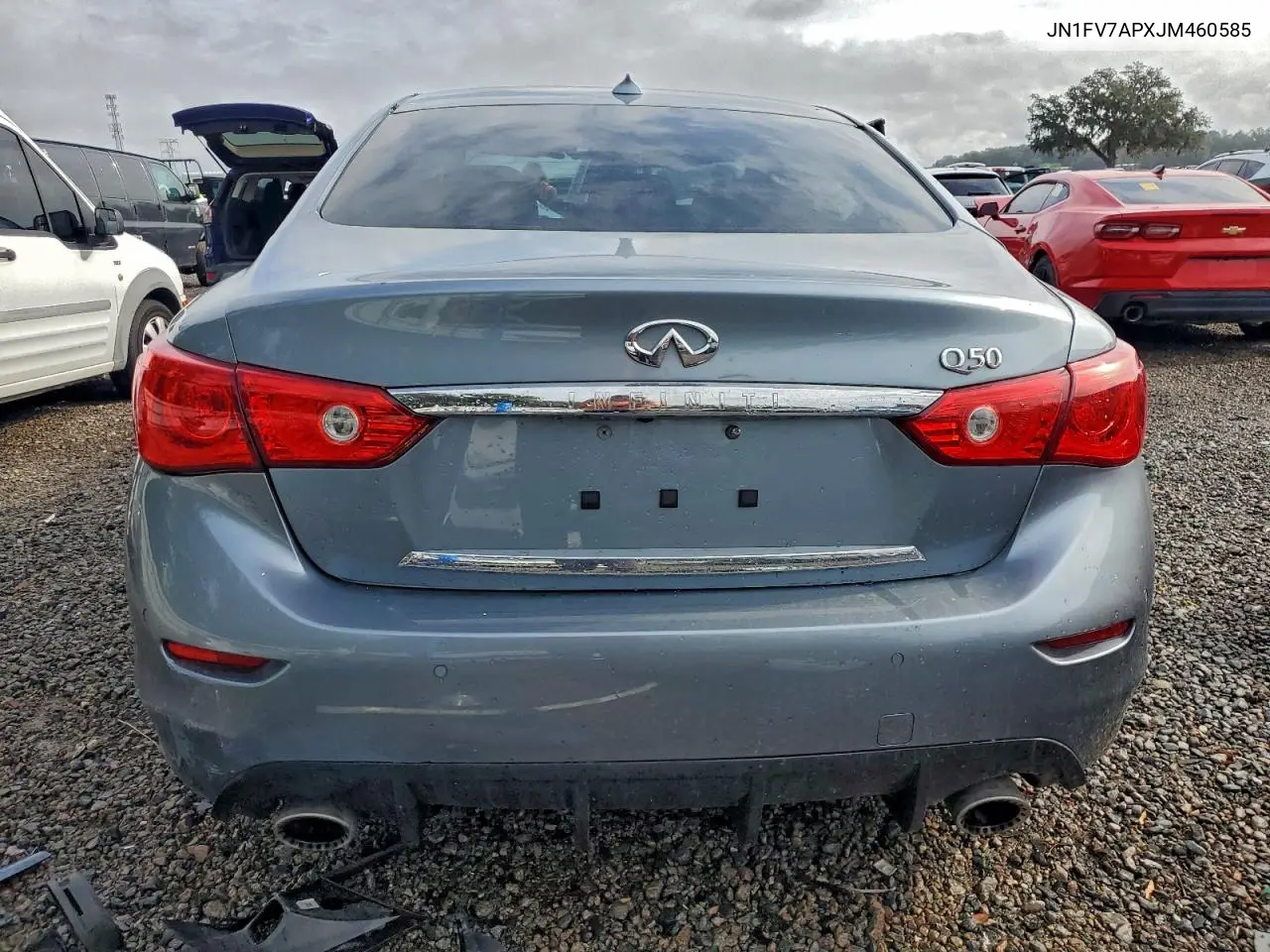 JN1FV7APXJM460585 2018 Infiniti Q50 Red Sport 400