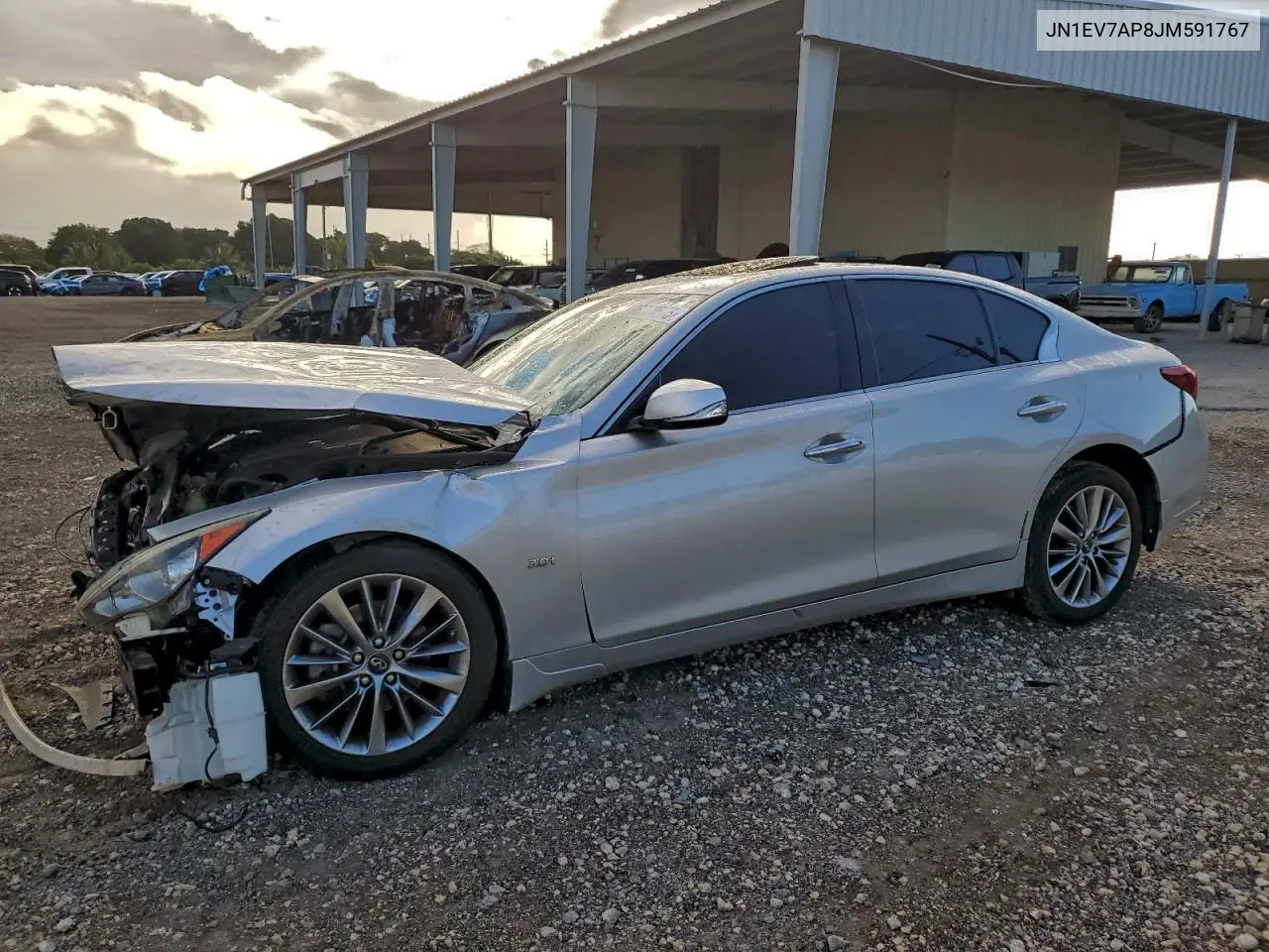 JN1EV7AP8JM591767 2018 Infiniti Q50 Luxe