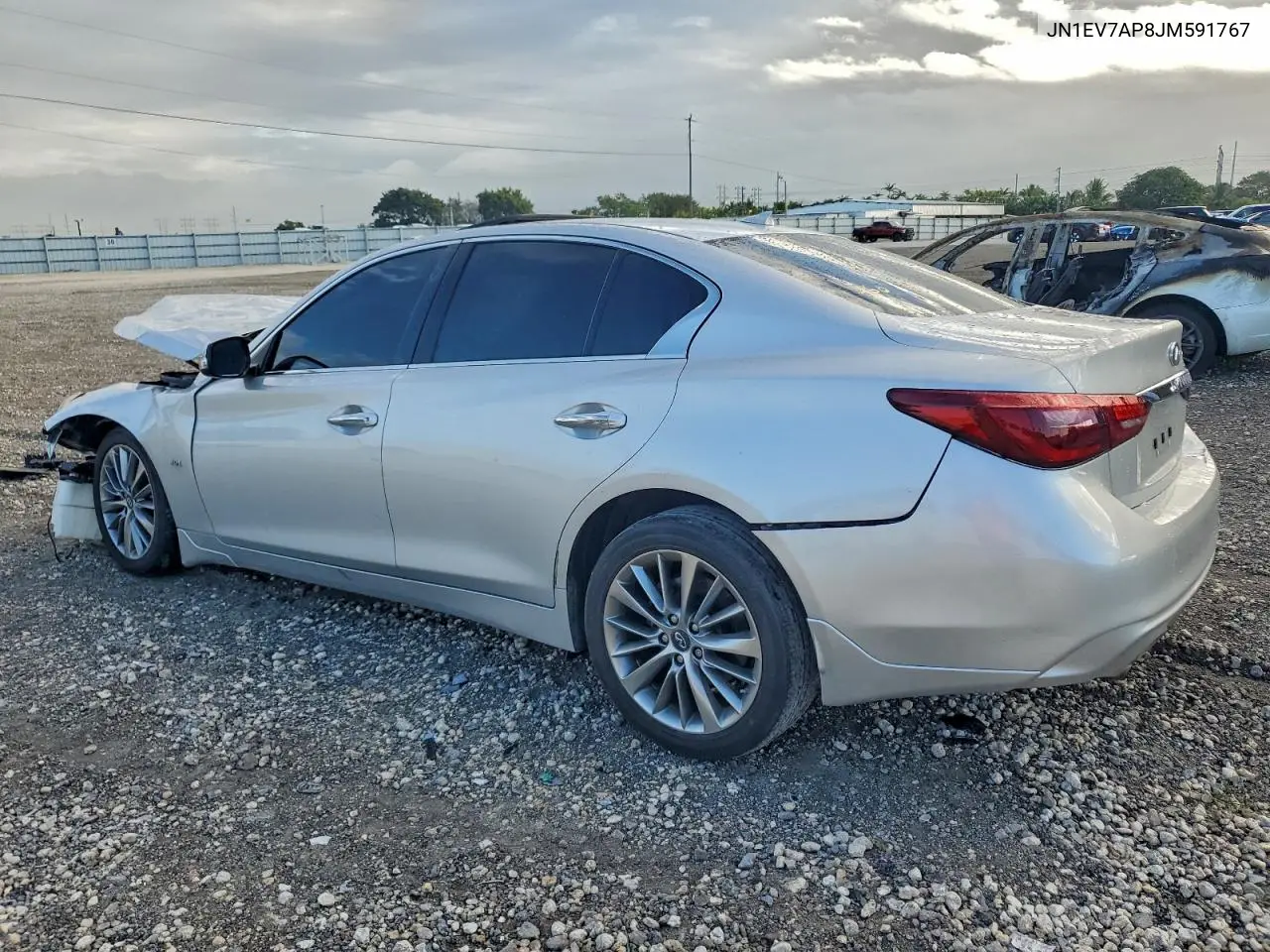JN1EV7AP8JM591767 2018 Infiniti Q50 Luxe