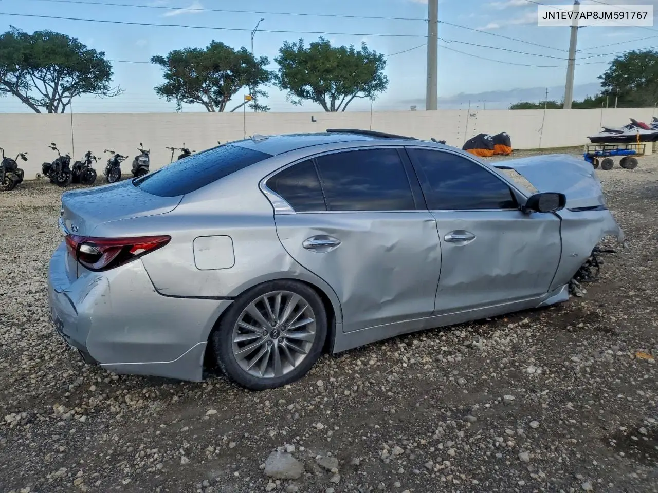 JN1EV7AP8JM591767 2018 Infiniti Q50 Luxe