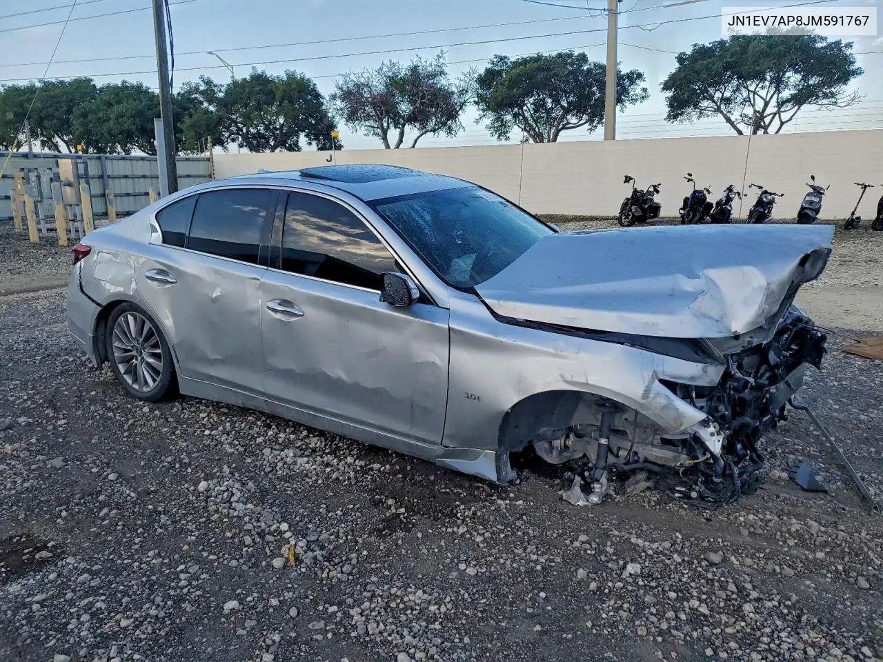 JN1EV7AP8JM591767 2018 Infiniti Q50 Luxe