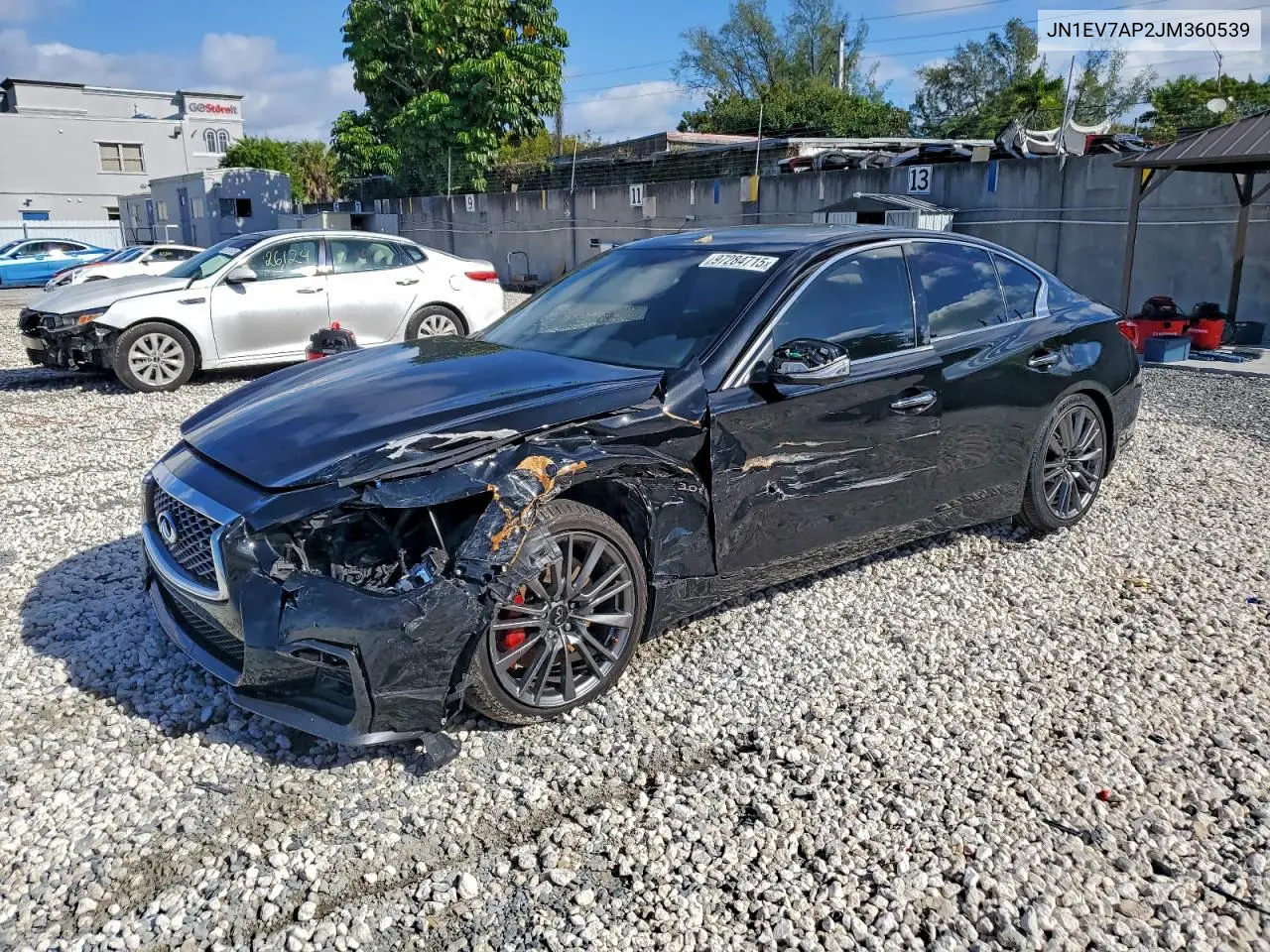 JN1EV7AP2JM360539 2018 Infiniti Q50 Luxe