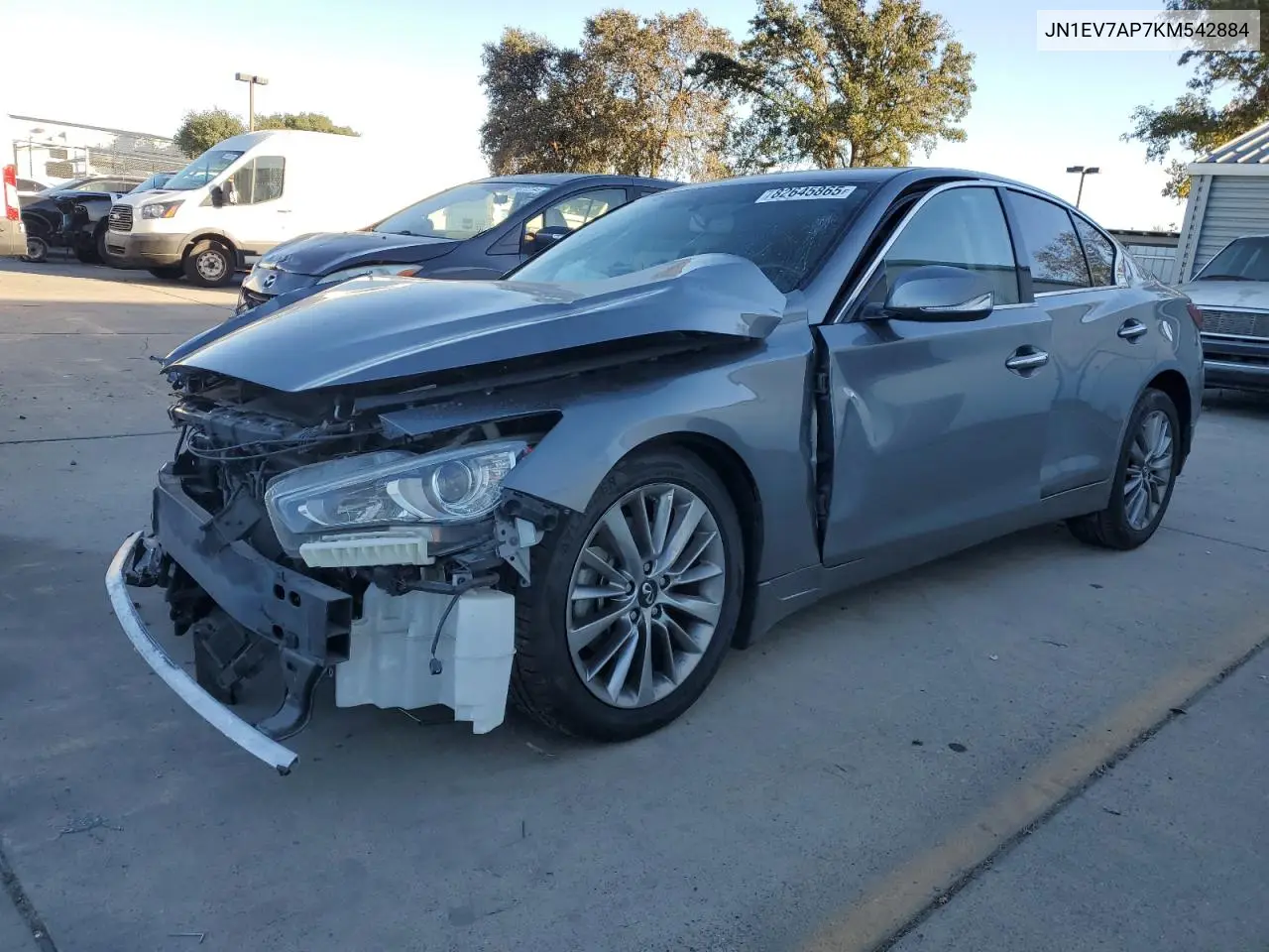 JN1EV7AP7KM542884 2019 Infiniti Q50 Luxe