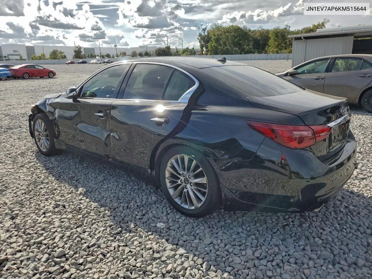 JN1EV7AP6KM515644 2019 Infiniti Q50 Luxe