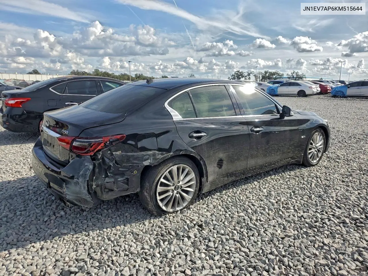 JN1EV7AP6KM515644 2019 Infiniti Q50 Luxe