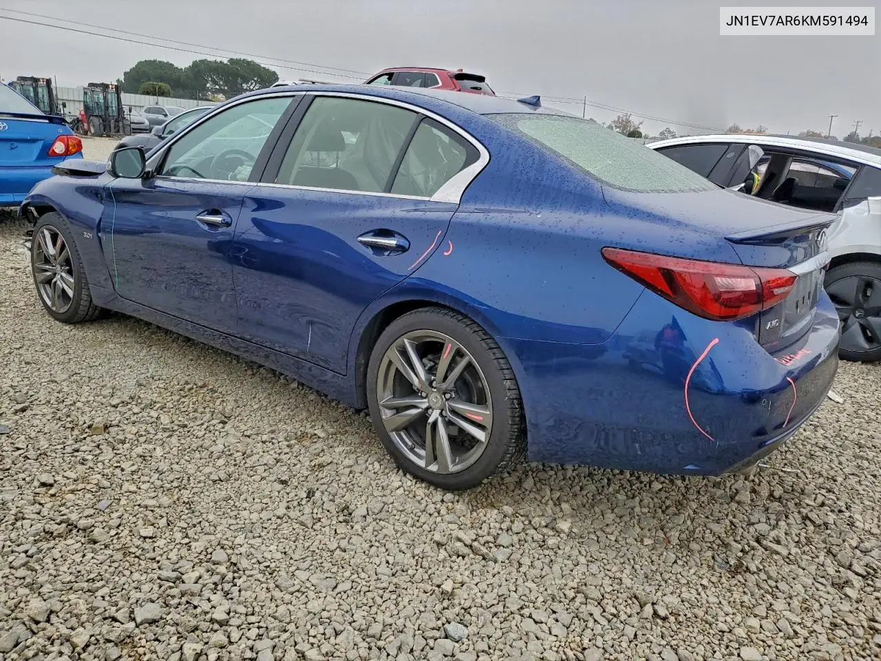 JN1EV7AR6KM591494 2019 Infiniti Q50 Luxe