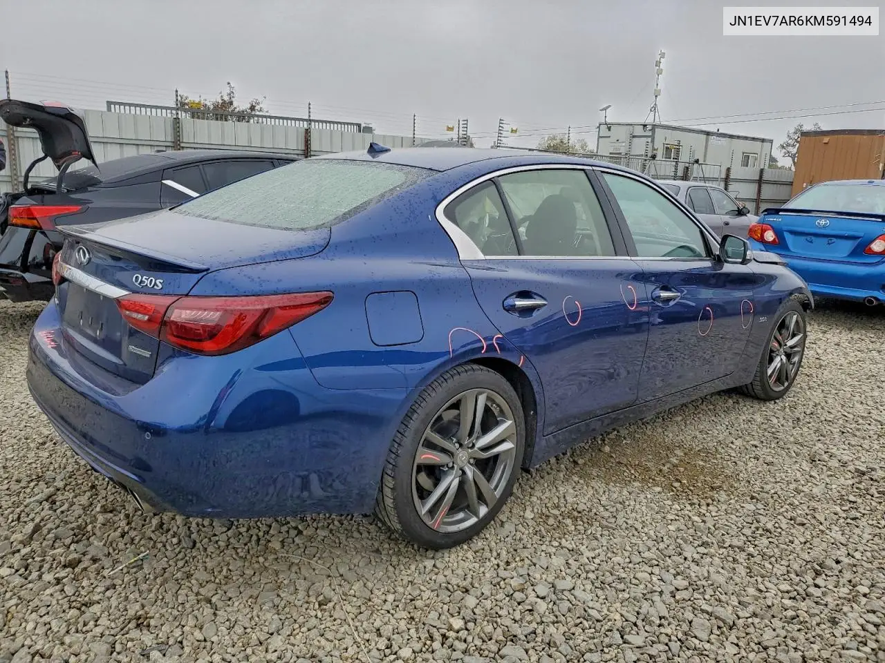 JN1EV7AR6KM591494 2019 Infiniti Q50 Luxe