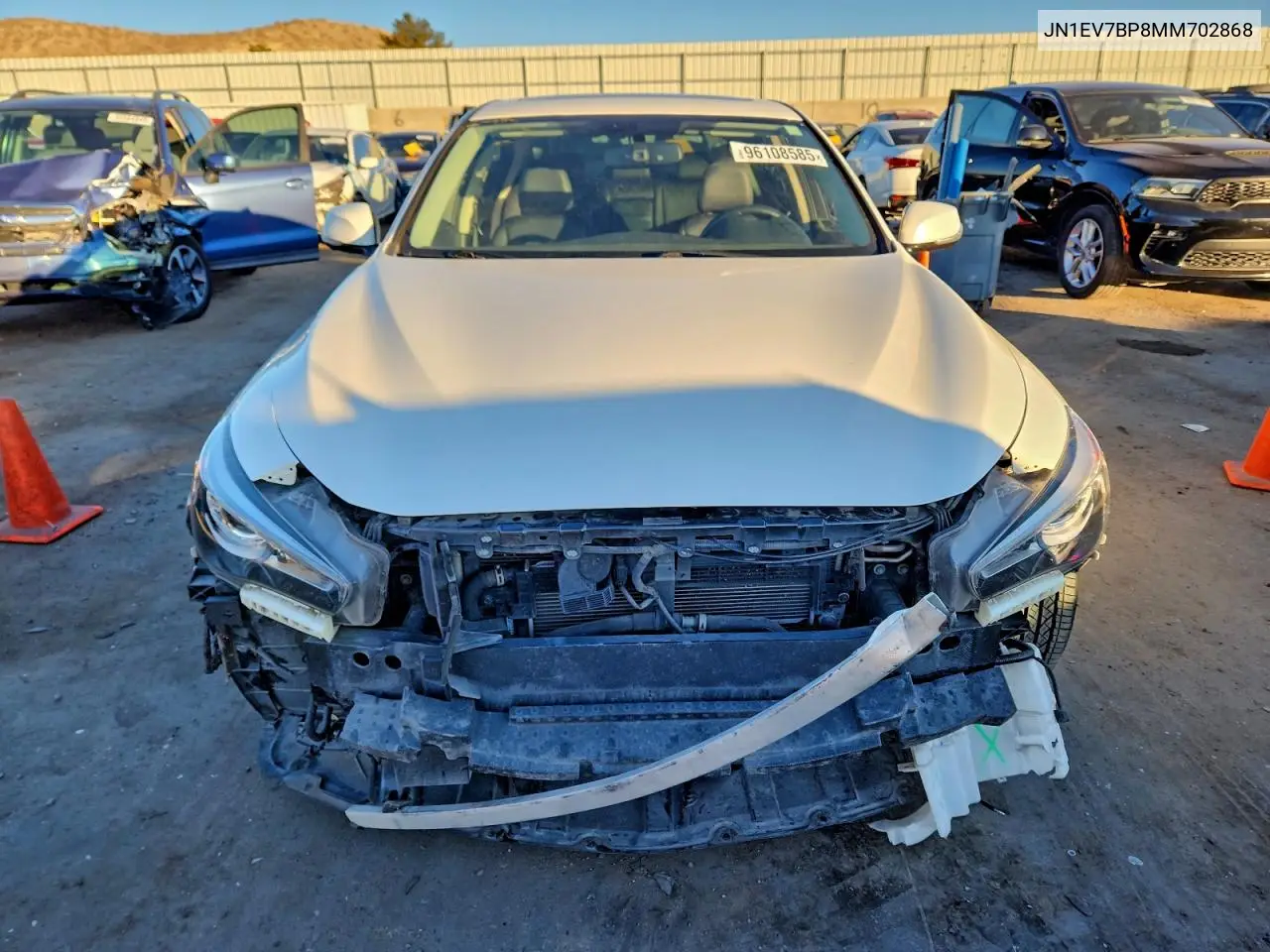 JN1EV7BP8MM702868 2021 Infiniti Q50 Luxe