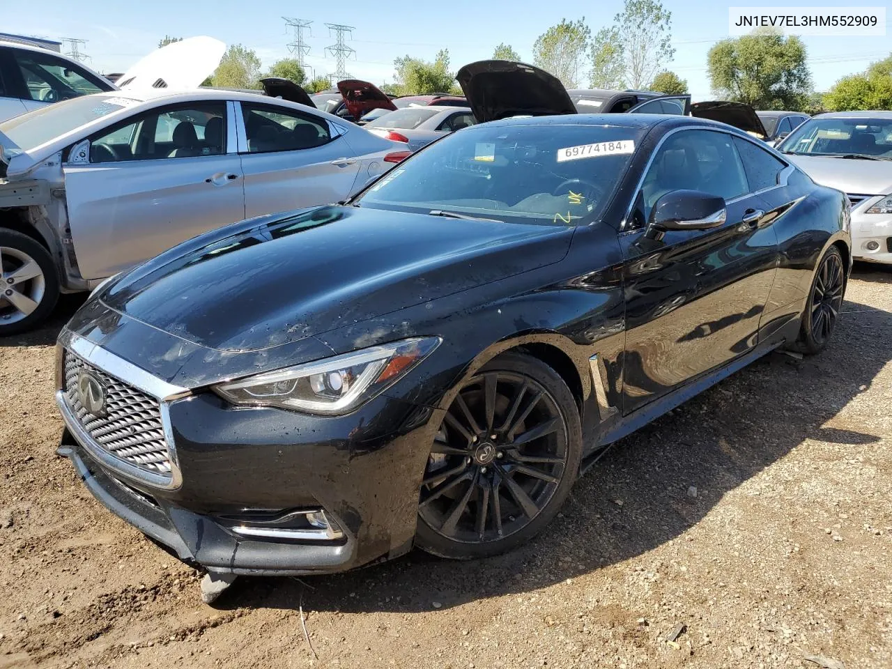 JN1EV7EL3HM552909 2017 Infiniti Q60 Premium