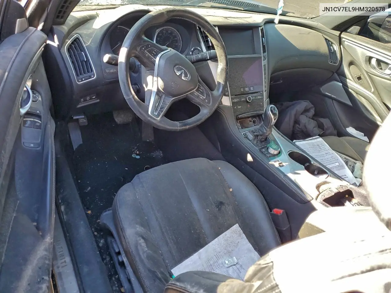 JN1CV7EL9HM320578 2017 Infiniti Q60 Base