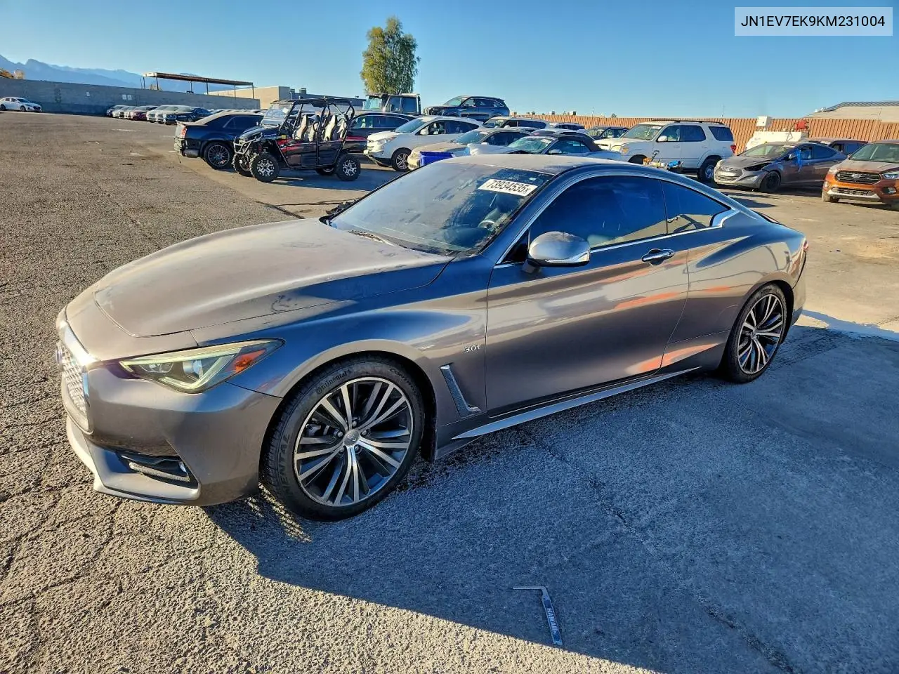 JN1EV7EK9KM231004 2019 Infiniti Q60 Pure