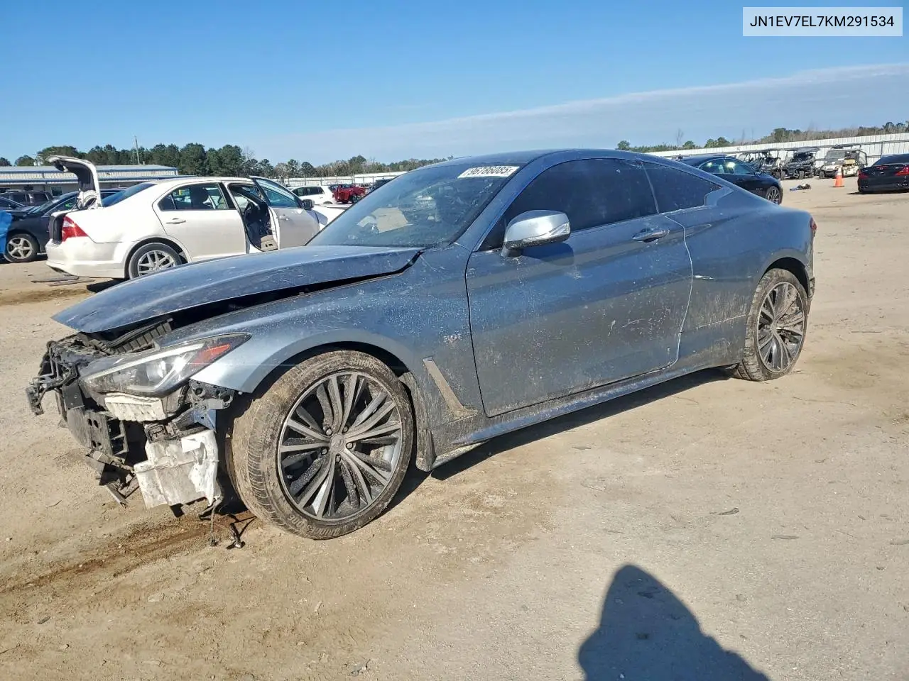 JN1EV7EL7KM291534 2019 Infiniti Q60 Pure