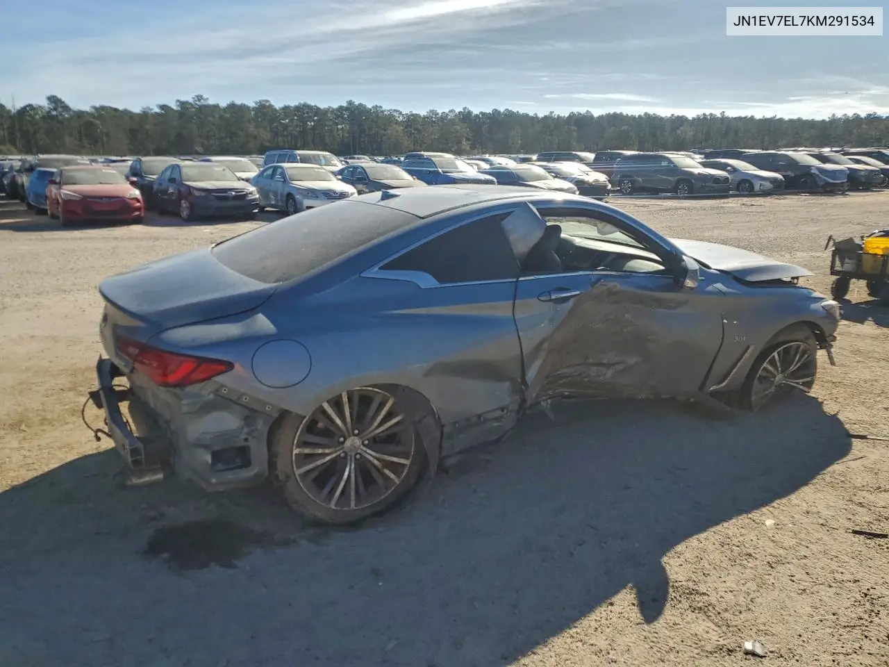 JN1EV7EL7KM291534 2019 Infiniti Q60 Pure