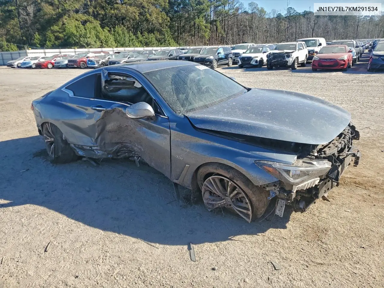 JN1EV7EL7KM291534 2019 Infiniti Q60 Pure