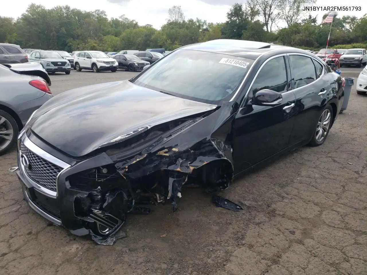 JN1BY1AR2FM561793 2015 Infiniti Q70 3.7