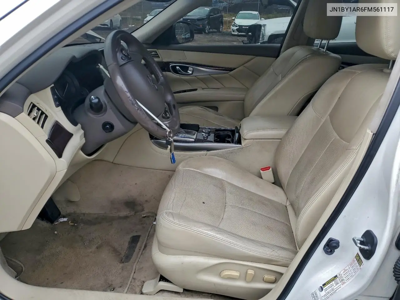 JN1BY1AR6FM561117 2015 Infiniti Q70 3.7