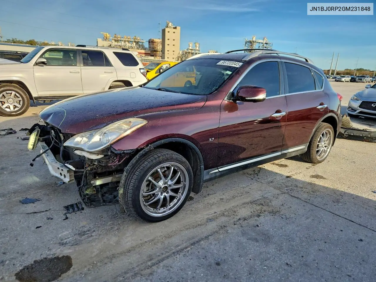 JN1BJ0RP2GM231848 2016 Infiniti Qx50