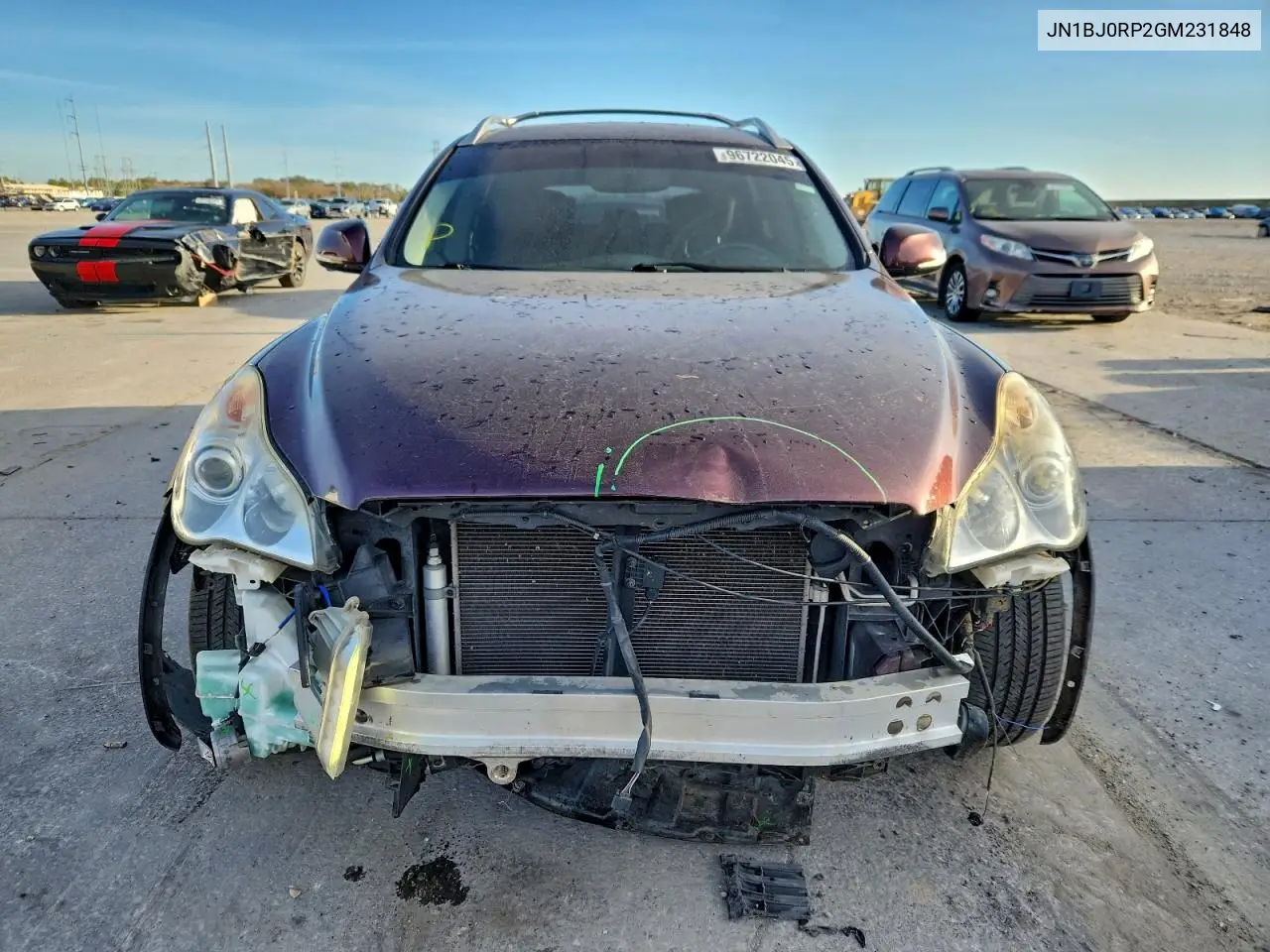 JN1BJ0RP2GM231848 2016 Infiniti Qx50