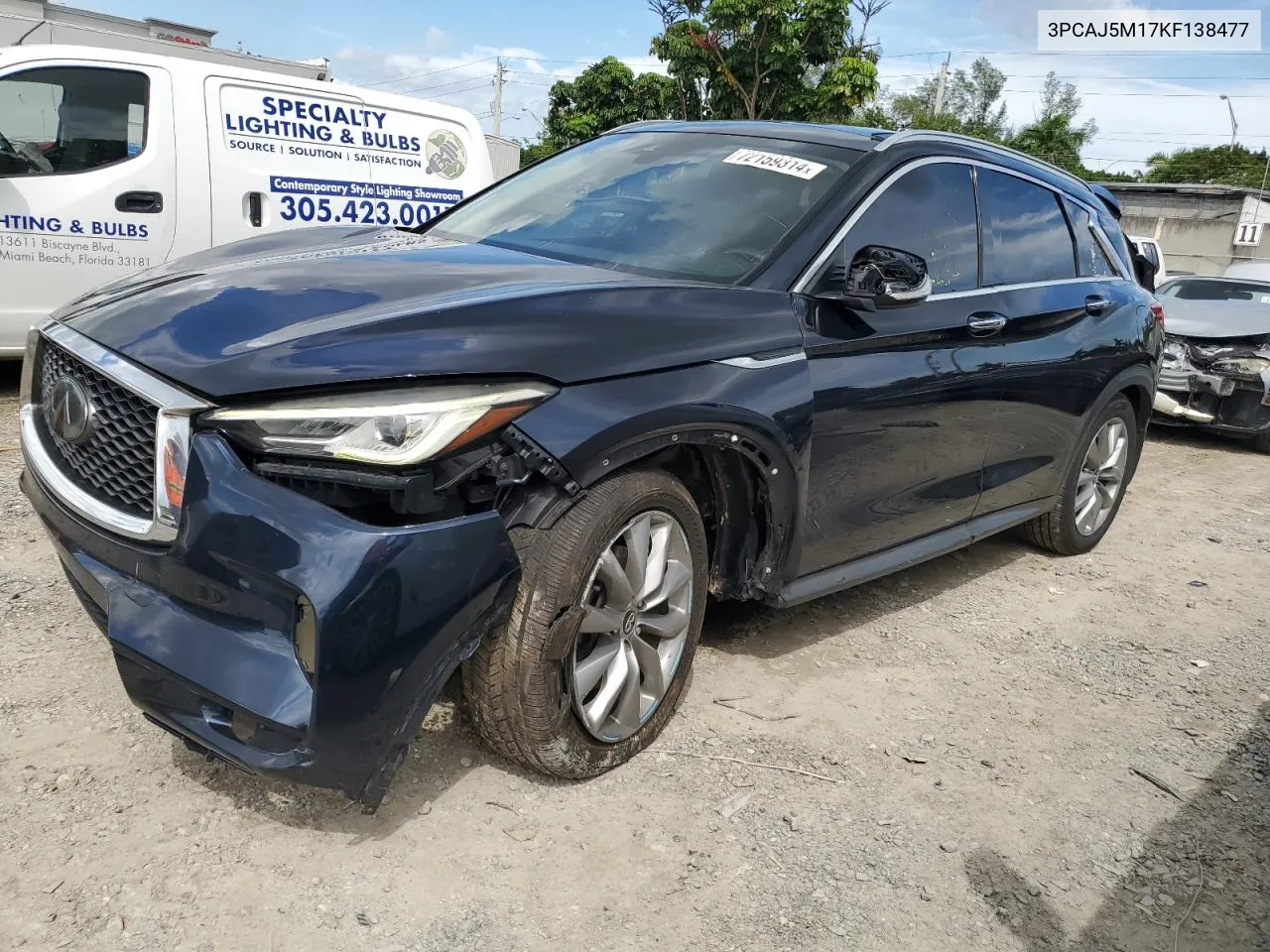 3PCAJ5M17KF138477 2019 Infiniti Qx50 Essential