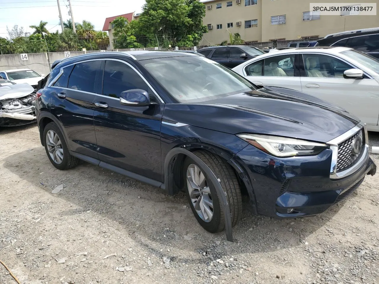 3PCAJ5M17KF138477 2019 Infiniti Qx50 Essential