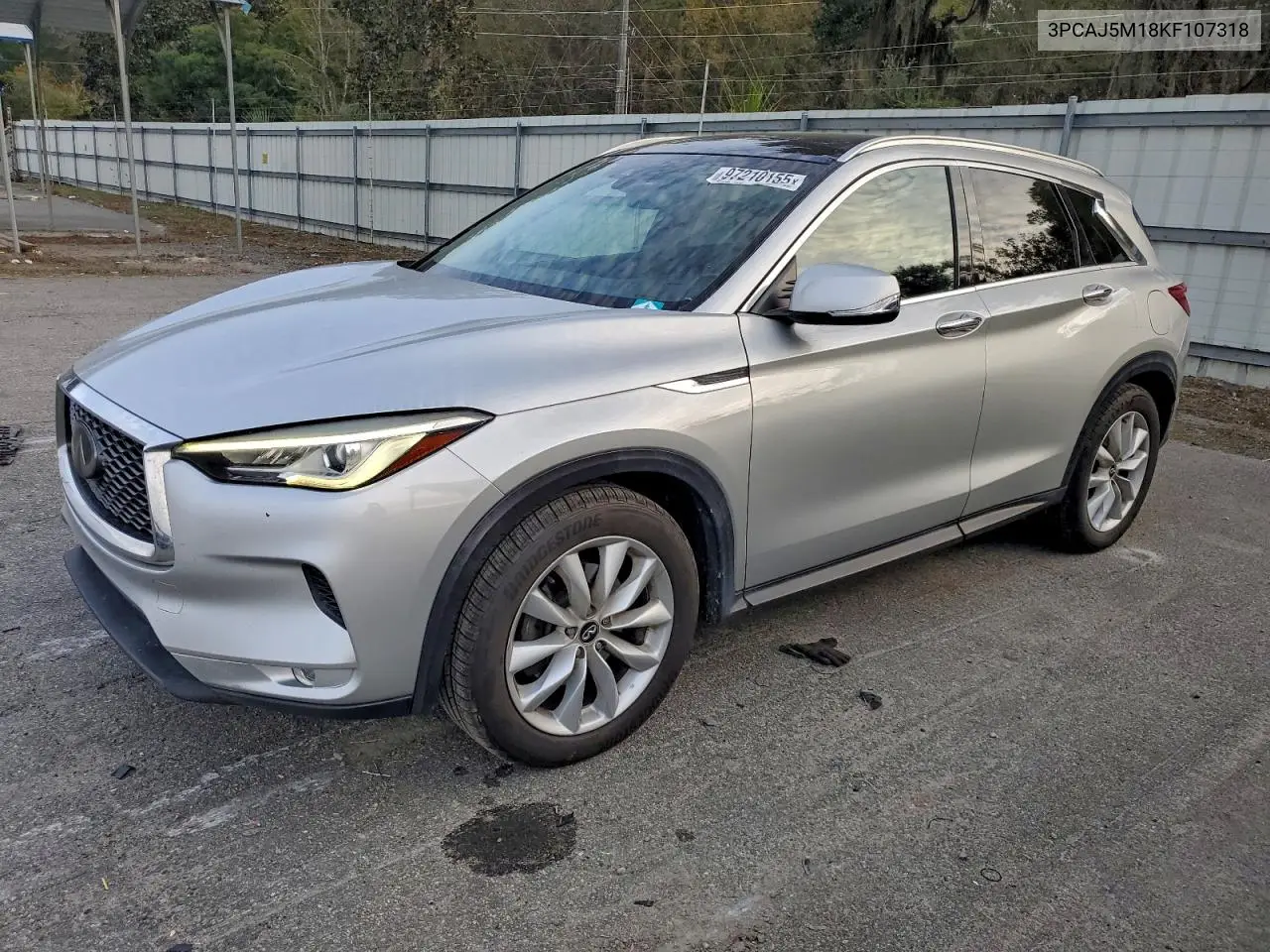 3PCAJ5M18KF107318 2019 Infiniti Qx50 Essential