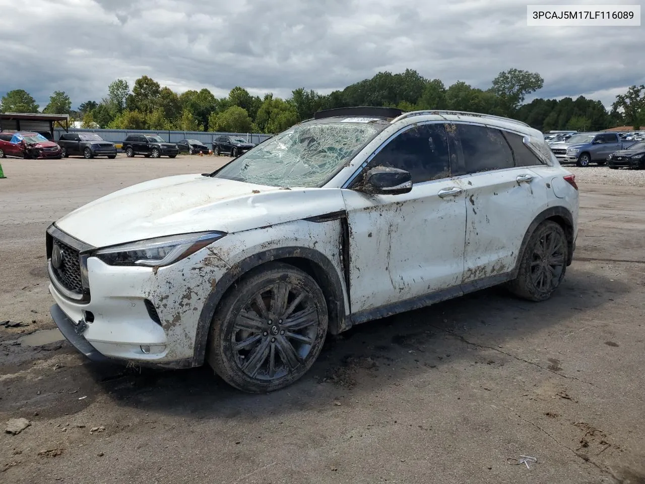 3PCAJ5M17LF116089 2020 Infiniti Qx50 Pure