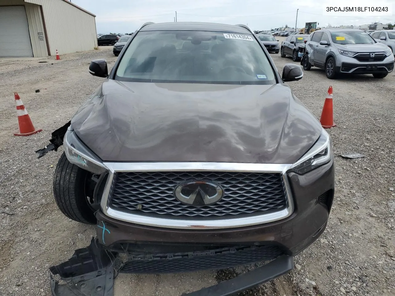 3PCAJ5M18LF104243 2020 Infiniti Qx50 Pure