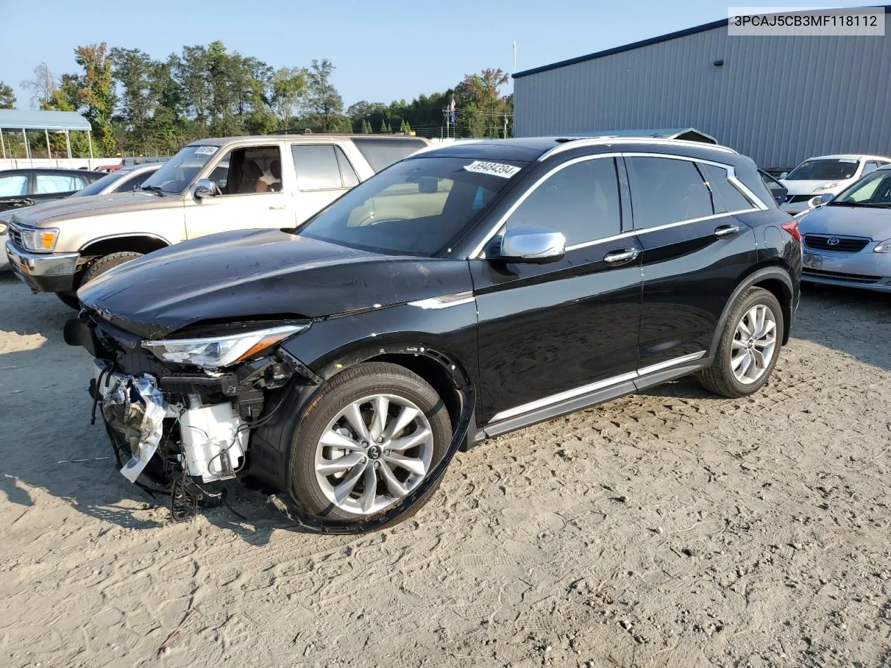 3PCAJ5CB3MF118112 2021 Infiniti Qx50 Essential