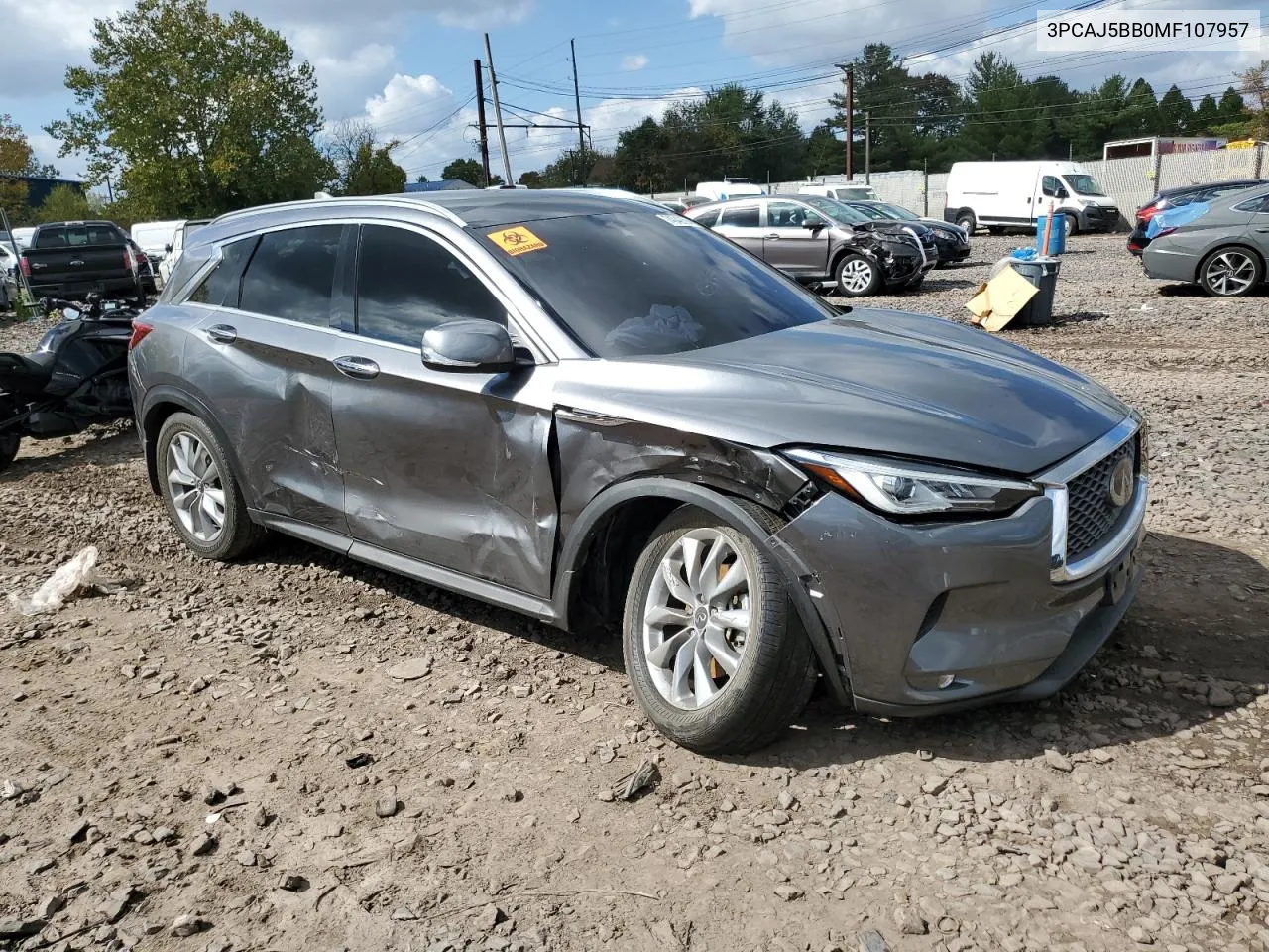 3PCAJ5BB0MF107957 2021 Infiniti Qx50 Luxe