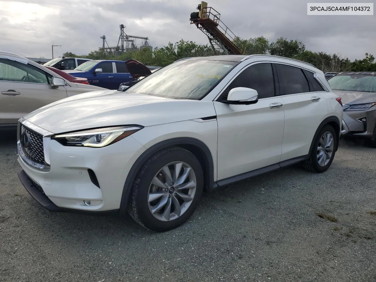 3PCAJ5CA4MF104372 2021 Infiniti Qx50 Essential