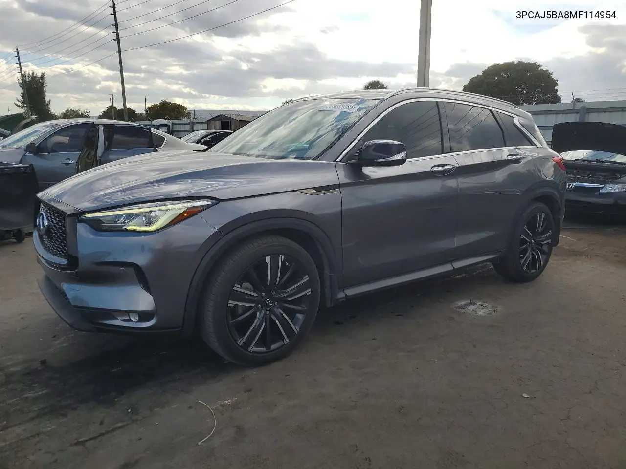 3PCAJ5BA8MF114954 2021 Infiniti Qx50 Luxe