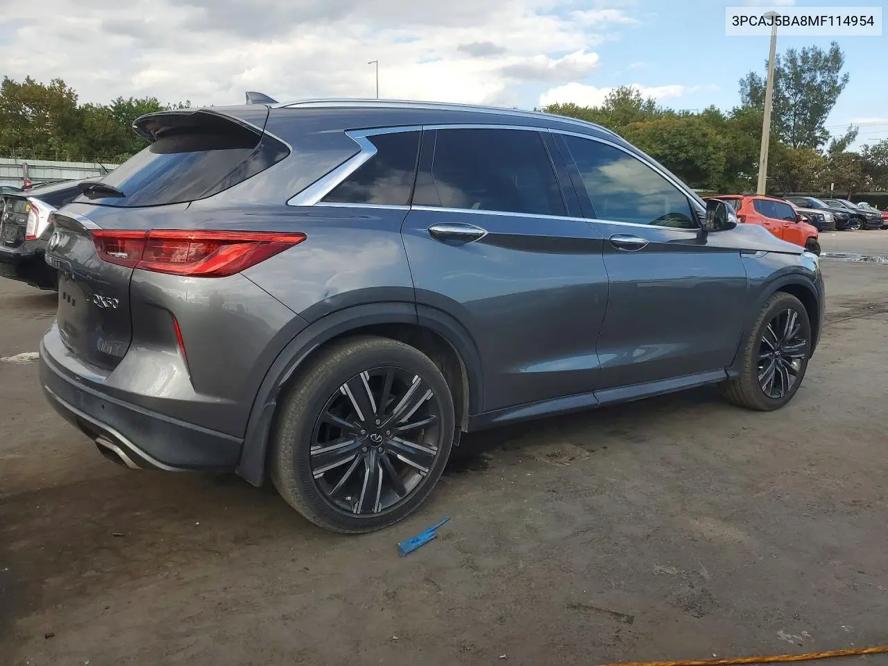 3PCAJ5BA8MF114954 2021 Infiniti Qx50 Luxe