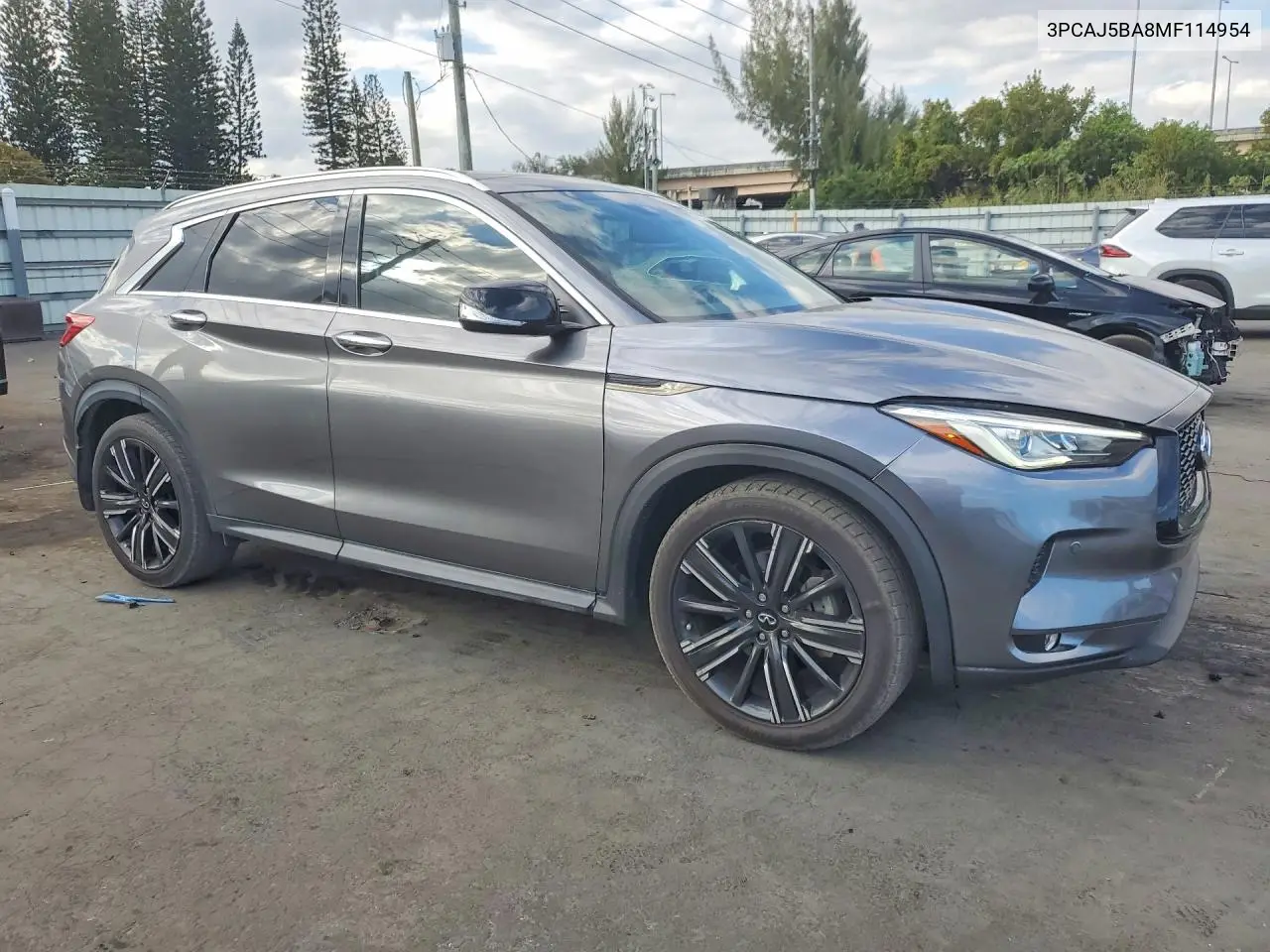 3PCAJ5BA8MF114954 2021 Infiniti Qx50 Luxe