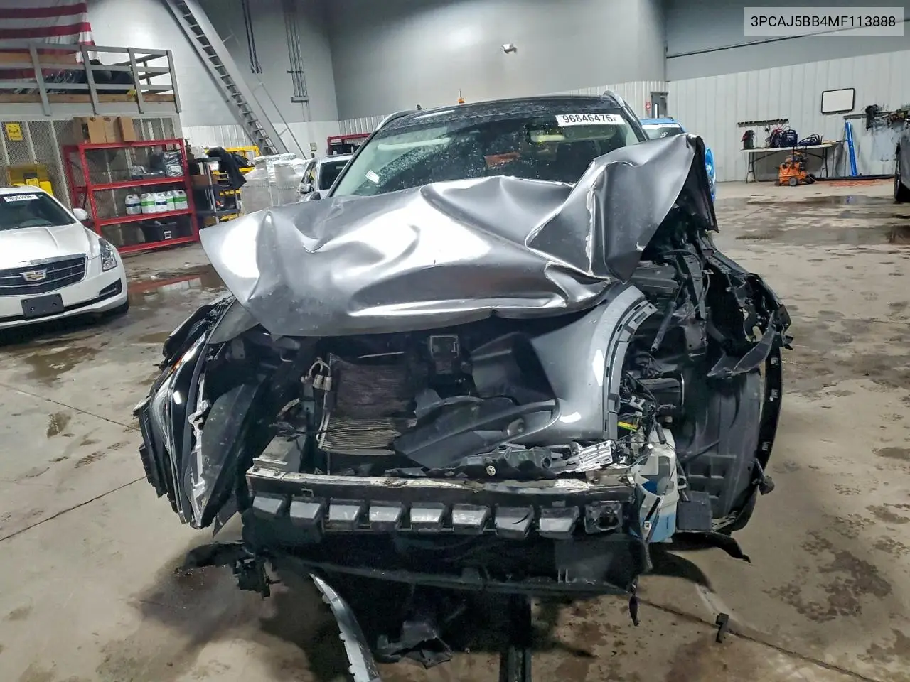 3PCAJ5BB4MF113888 2021 Infiniti Qx50 Luxe