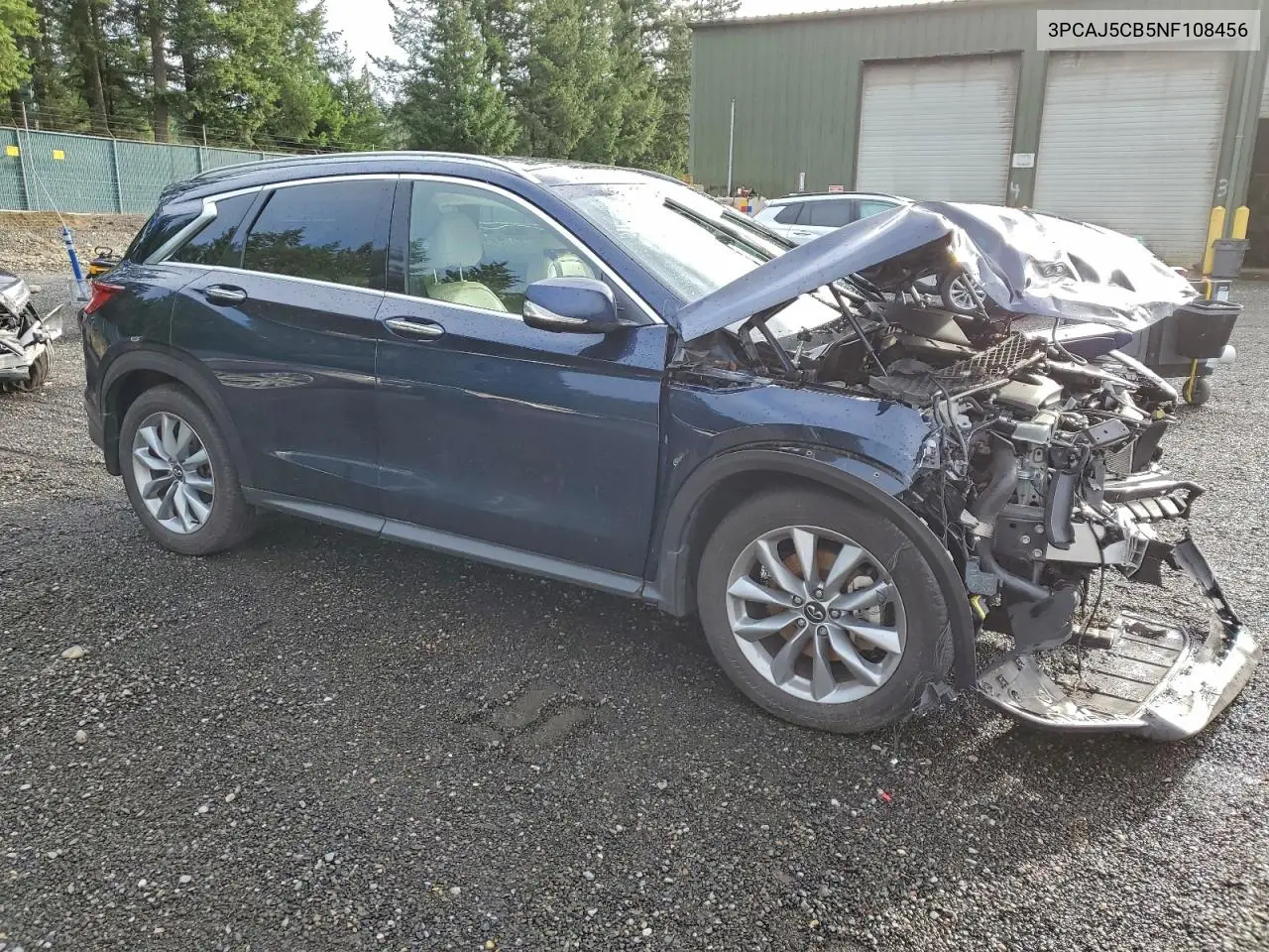 3PCAJ5CB5NF108456 2022 Infiniti Qx50 Essential
